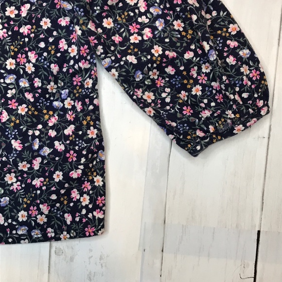 Ralph Lauren Floral Corduroy Baby Girl Top, 12 mo. - Picture 5 of 7